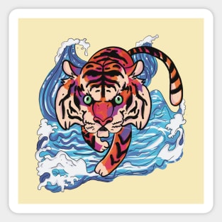 Funny Tiger Sticker